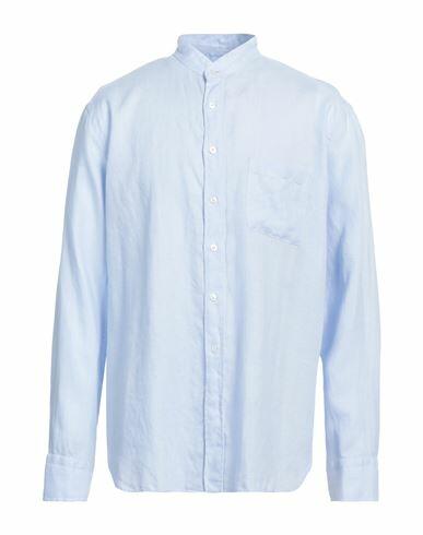 Doppiaa Man Shirt Sky blue Linen Cover