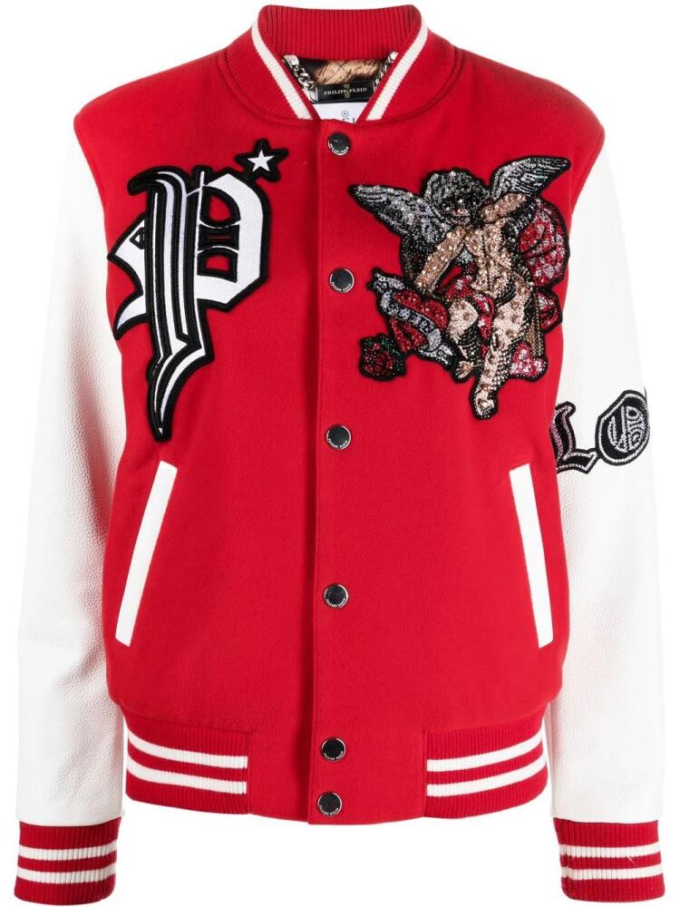 Philipp Plein Love Angel bomber jacket - Red Cover