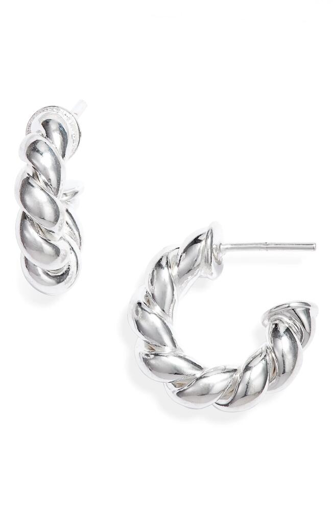 Child of Wild Twisted Sister Small Hoop Earrings in Silver Cover