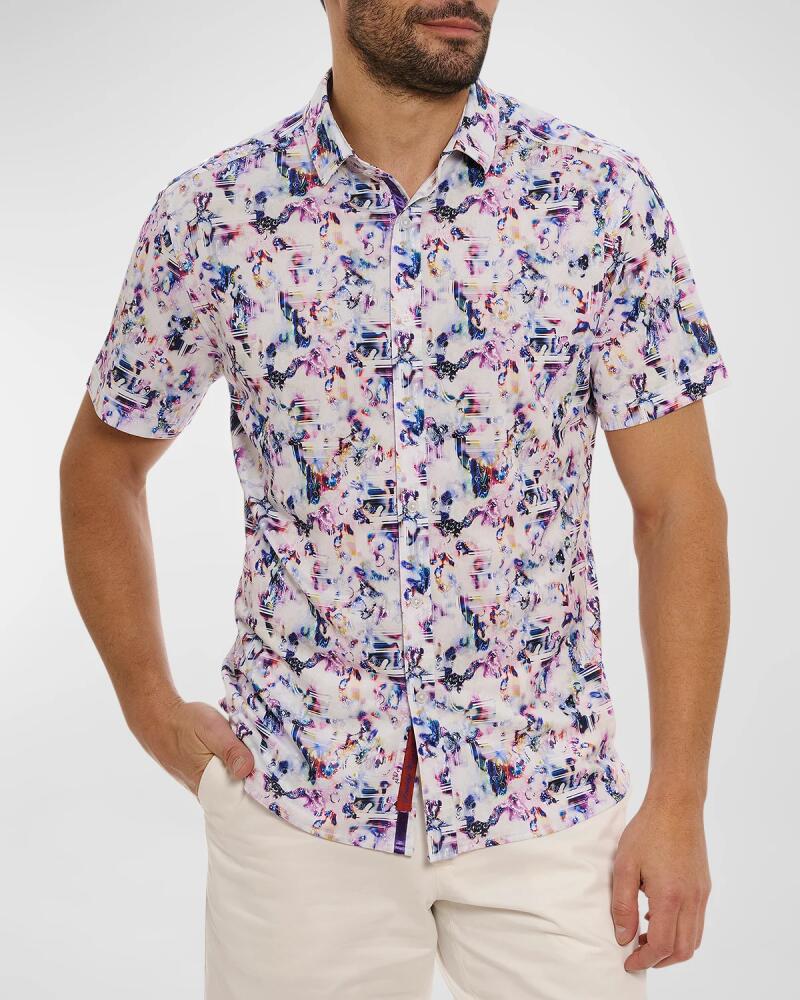 Robert Graham Men's Le Pelosa Short-Sleeve Shirt Cover