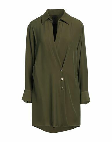 Marc Ellis Woman Mini dress Military green Polyolefin, Elastane Cover