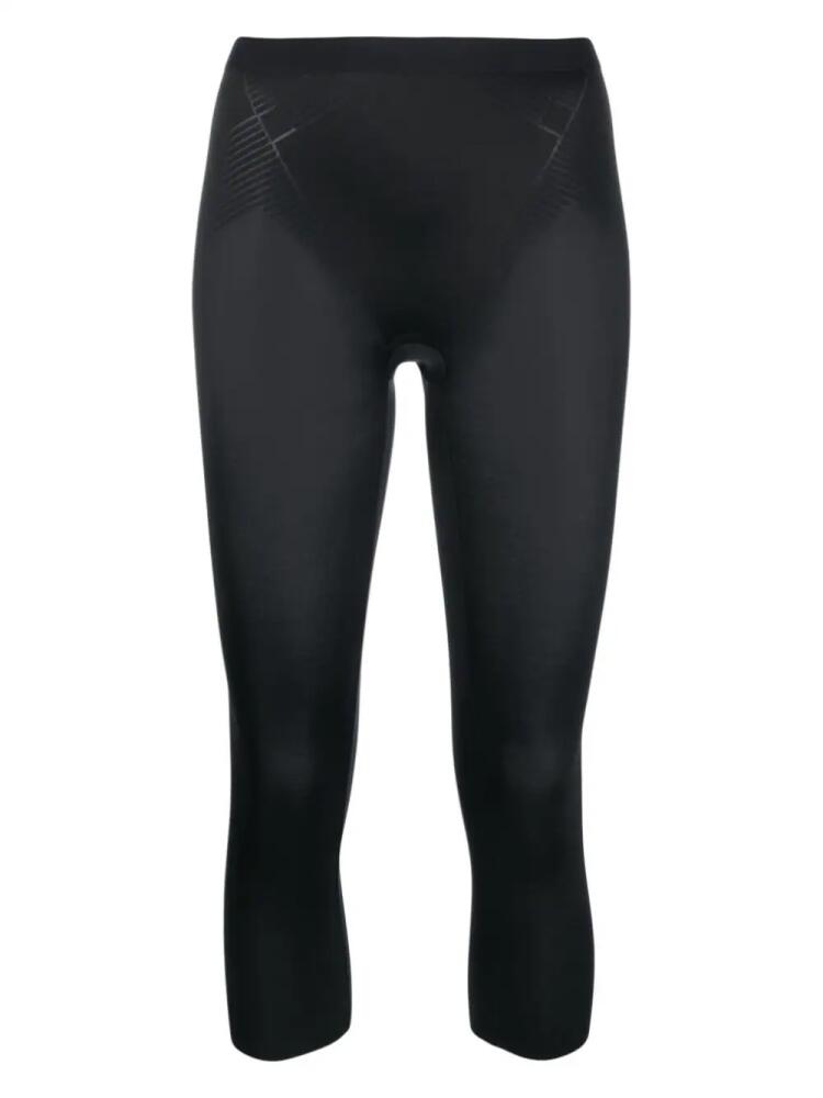 SPANX Capri mid-rise stretch leggings - Black Cover