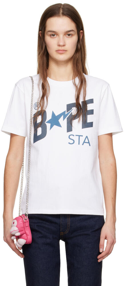 BAPE White 'BAPE STA' T-Shirt Cover