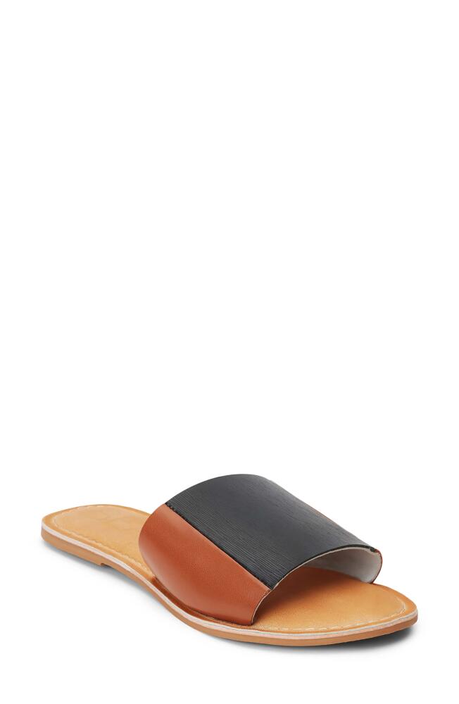 BEACH BY MATISSE Bonfire Slide Sandal in Tan/Black Cover