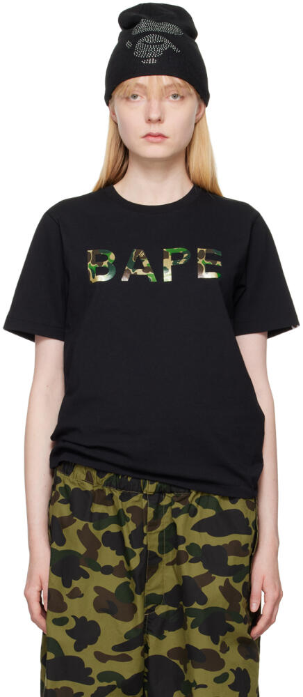 BAPE Black Abc Camo Glitter T-Shirt Cover