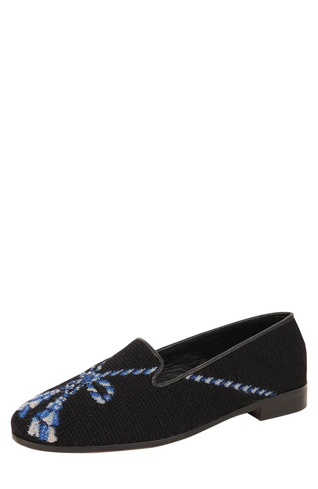 ByPaige BY PAIGE Needlepoint Tassel Flat in Navy Cover