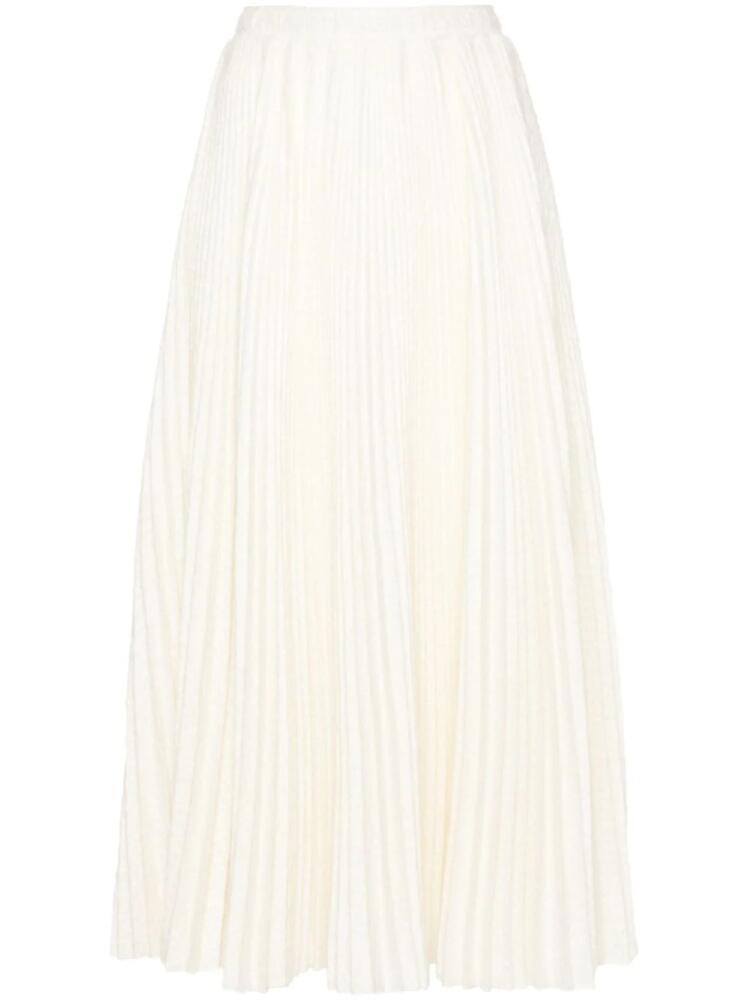 Ermanno Scervino pleated midi skirt - Neutrals Cover