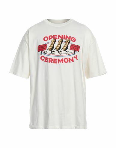 Opening Ceremony Man T-shirt Cream Organic cotton Cover