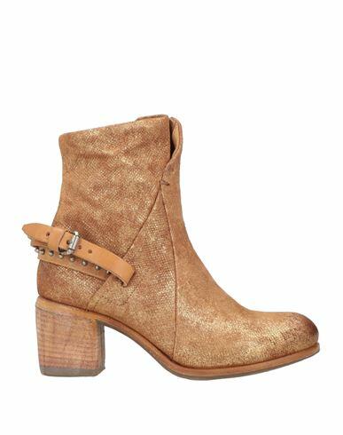 A. s.98 Woman Ankle boots Camel Soft Leather Cover