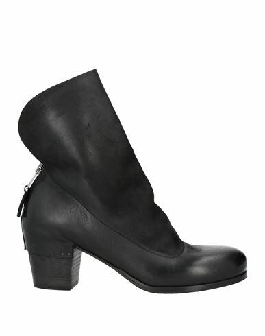 Elena Iachi Woman Ankle boots Black Leather Cover