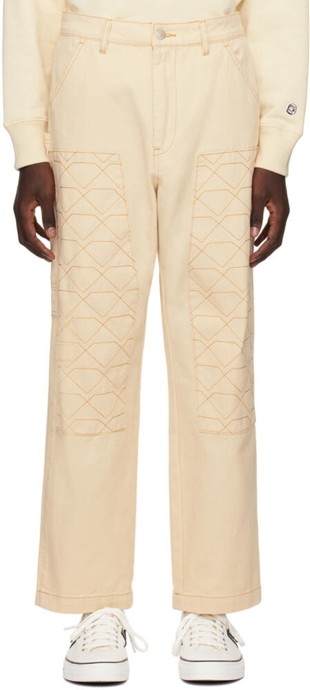 Billionaire Boys Club Beige Diamonds & Dollars Trousers Cover