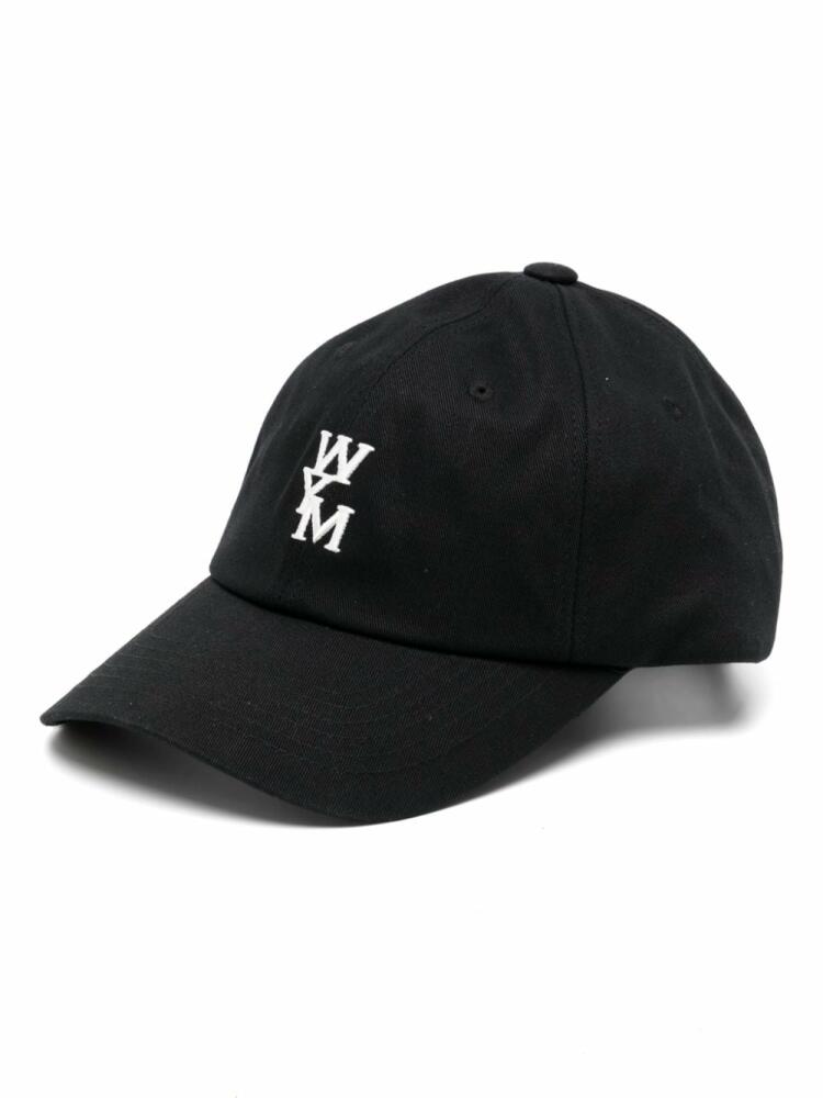 Wooyoungmi logo baseball cap - Black Cover