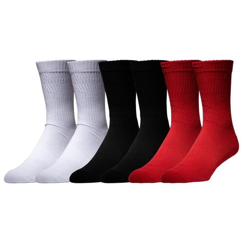 LCKR 6 Pack Basic Crew Socks - Mens Multi Cover