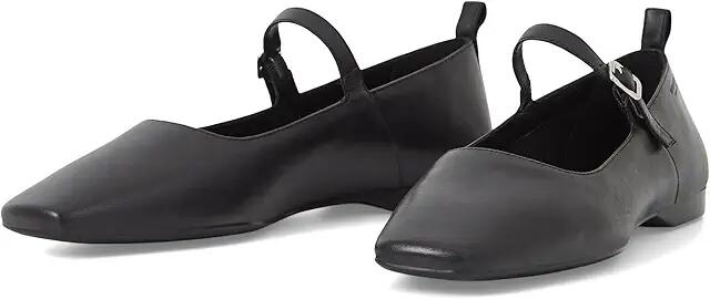 Vagabond Shoemakers Delia Leather Mary Jane Flat (Black) Women's Shoes Cover