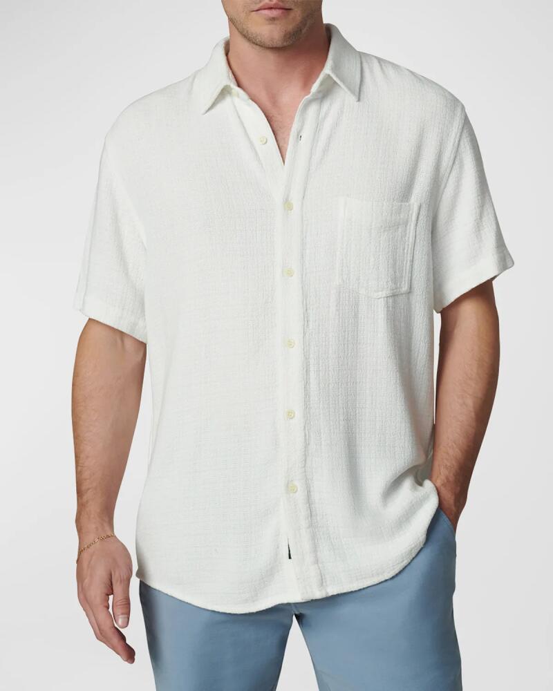 Joe's Jeans Men's Scott Cotton Short-Sleeve Shirt Cover