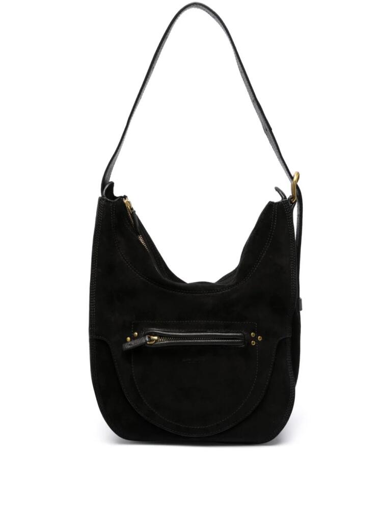 Jérôme Dreyfuss Dino suede shoulder bag - Black Cover