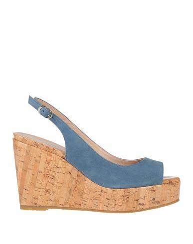 Stuart Weitzman Woman Mules & Clogs Slate blue Leather Cover