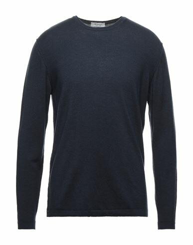 Crossley Man Sweater Midnight blue Merino Wool Cover