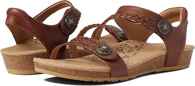 Aetrex Jillian (Walnut) Women's Flat Shoes Cover