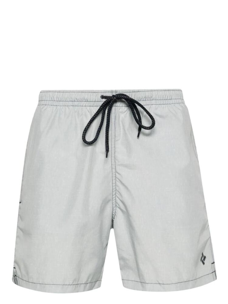 Drumohr mélange-effect swim short - Grey Cover