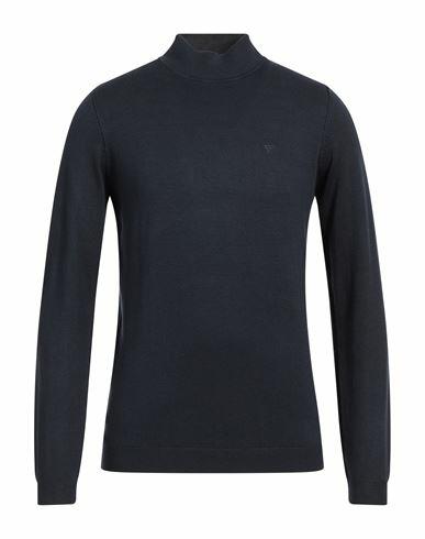 Fred Mello Man Turtleneck Midnight blue Viscose, Polyamide Cover