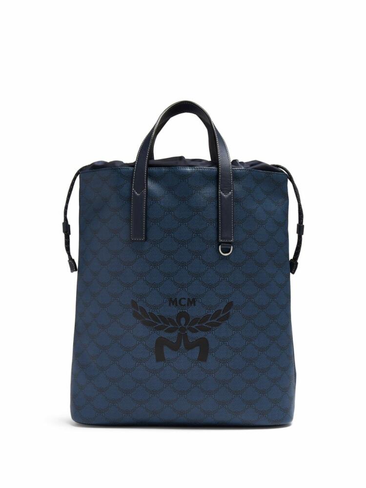 MCM Himmel drawstring backpack - Blue Cover