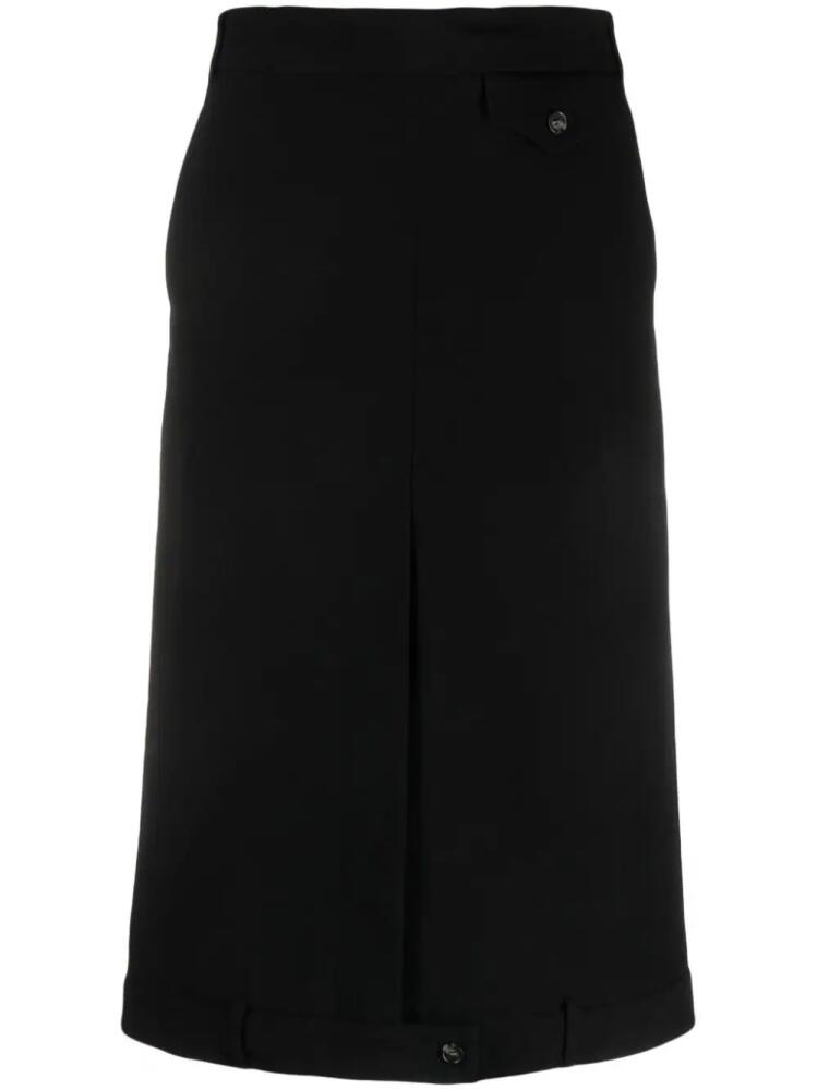 Sportmax Mirror-Image midi skirt - Black Cover