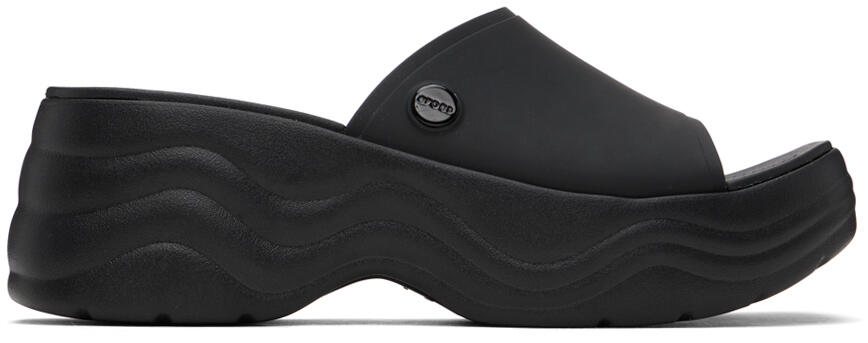 Crocs Black Skyline Slides Cover