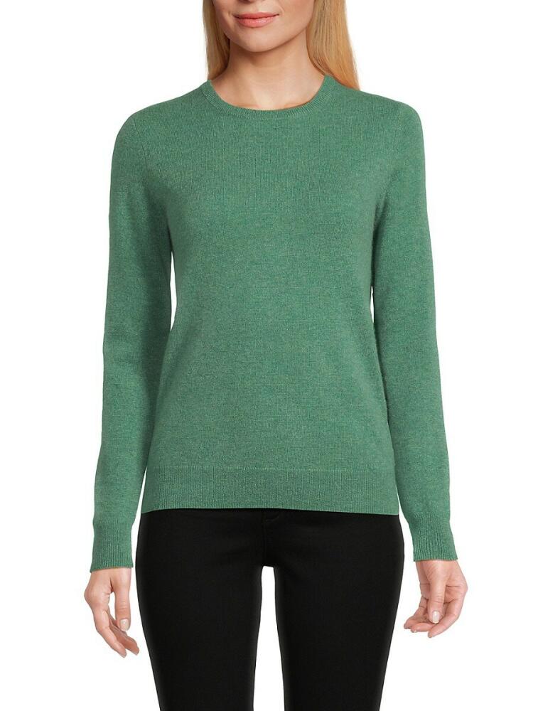 Amicale Women's Cashmere Top - Light Green Cover