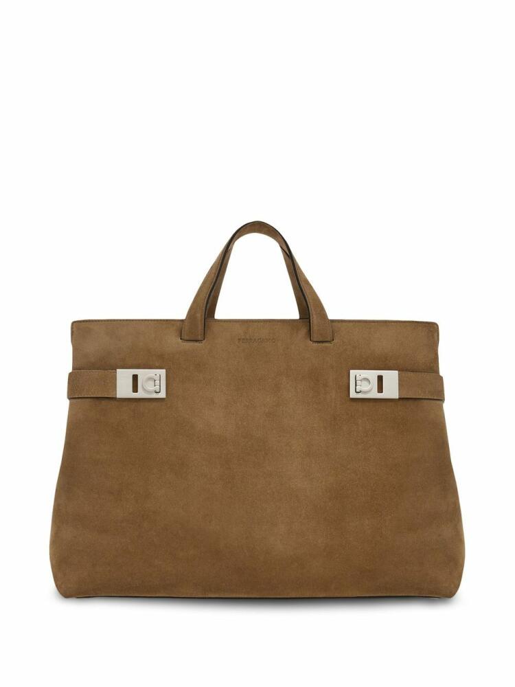 Ferragamo large tote bag - Neutrals Cover