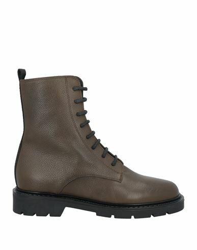 Carmens Woman Ankle boots Dark green Leather Cover