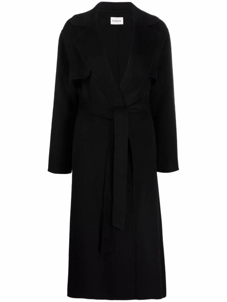 P.A.R.O.S.H. tied-waist trench coat - Black Cover