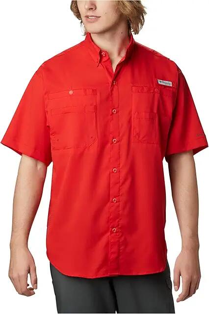 Columbia Tamiami II S/S (Red Spark) Men's Short Sleeve Button Up Cover