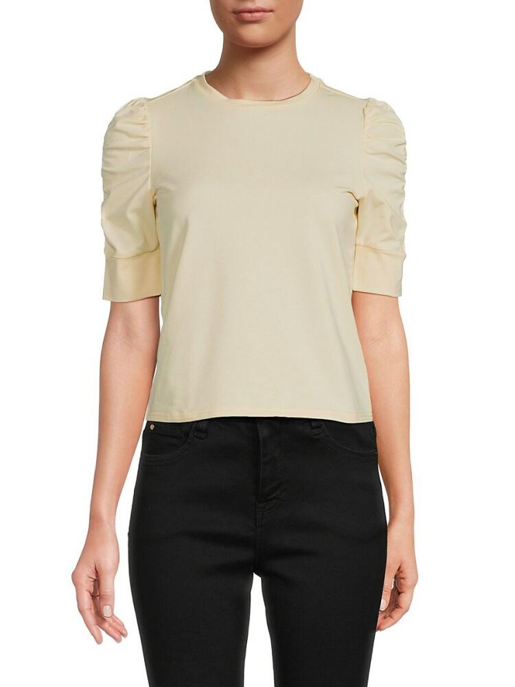 Walter Baker Women's Skippy Puff Sleeve Top - Buttercup Cover