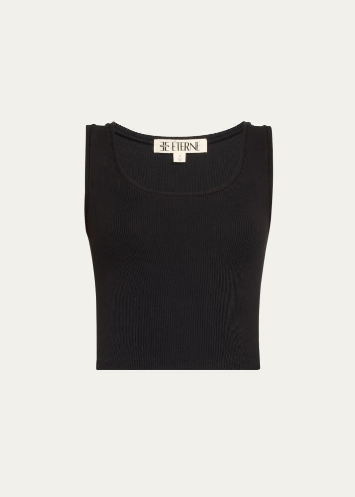 Eterne Square-Neck Cropped Tank Top Cover