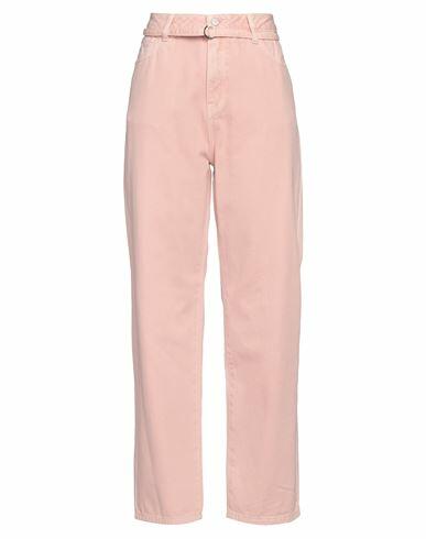 Isabelle Blanche Paris Woman Jeans Light pink Cotton Cover