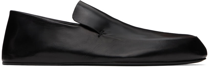 Jil Sander Black Flat Loafers Cover