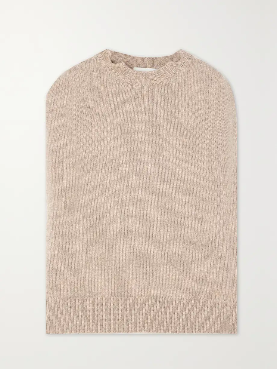 LOULOU STUDIO - + Net Sustain Sagar Wool And Cashmere-blend Sweater - Neutrals Cover