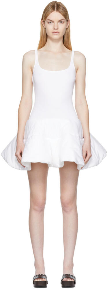 ALAÏA White Padded Minidress Cover