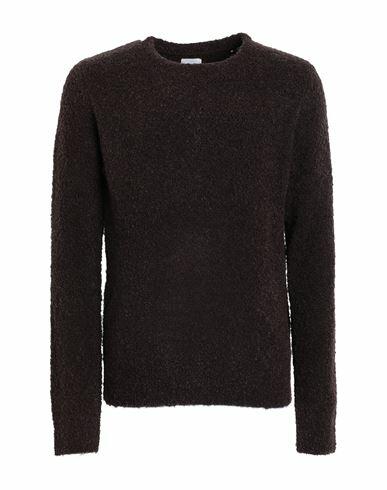 Jack & Jones Man Sweater Dark brown Recycled polyester, Acrylic, Polyester, Wool, Elastane Cover