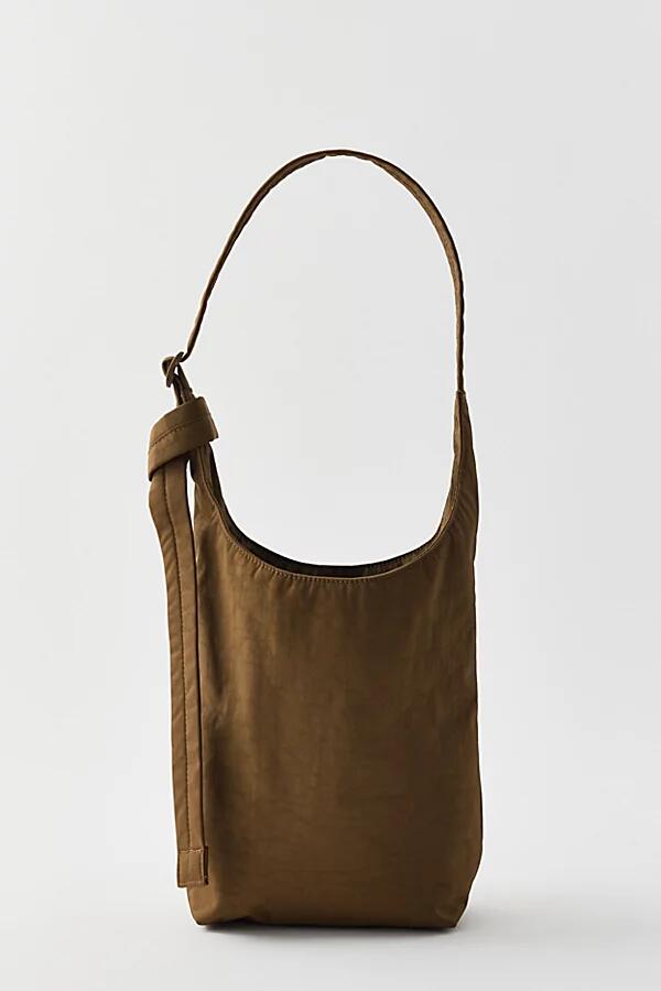 BAGGU Small Nylon Sling Bag in Seaweed Cover