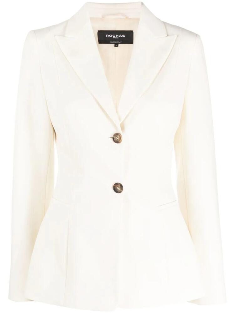 Rochas tailored single-breasted blazer - White Cover