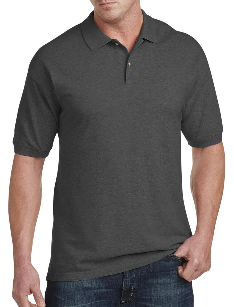 Harbor Bay by DXL Piqué Polo Shirt in Granite Heather Cover