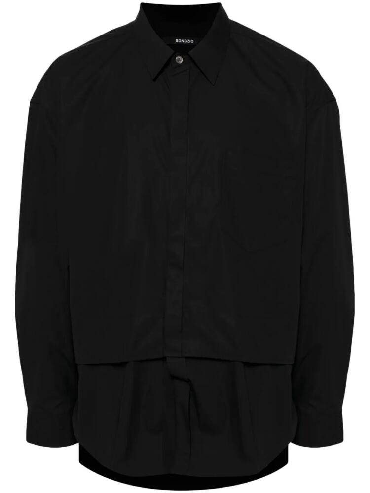 SONGZIO layered shirt - Black Cover