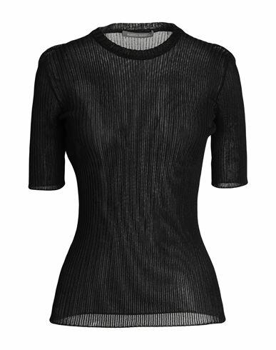 Alberta Ferretti Woman Sweater Black Viscose, Polyamide Cover