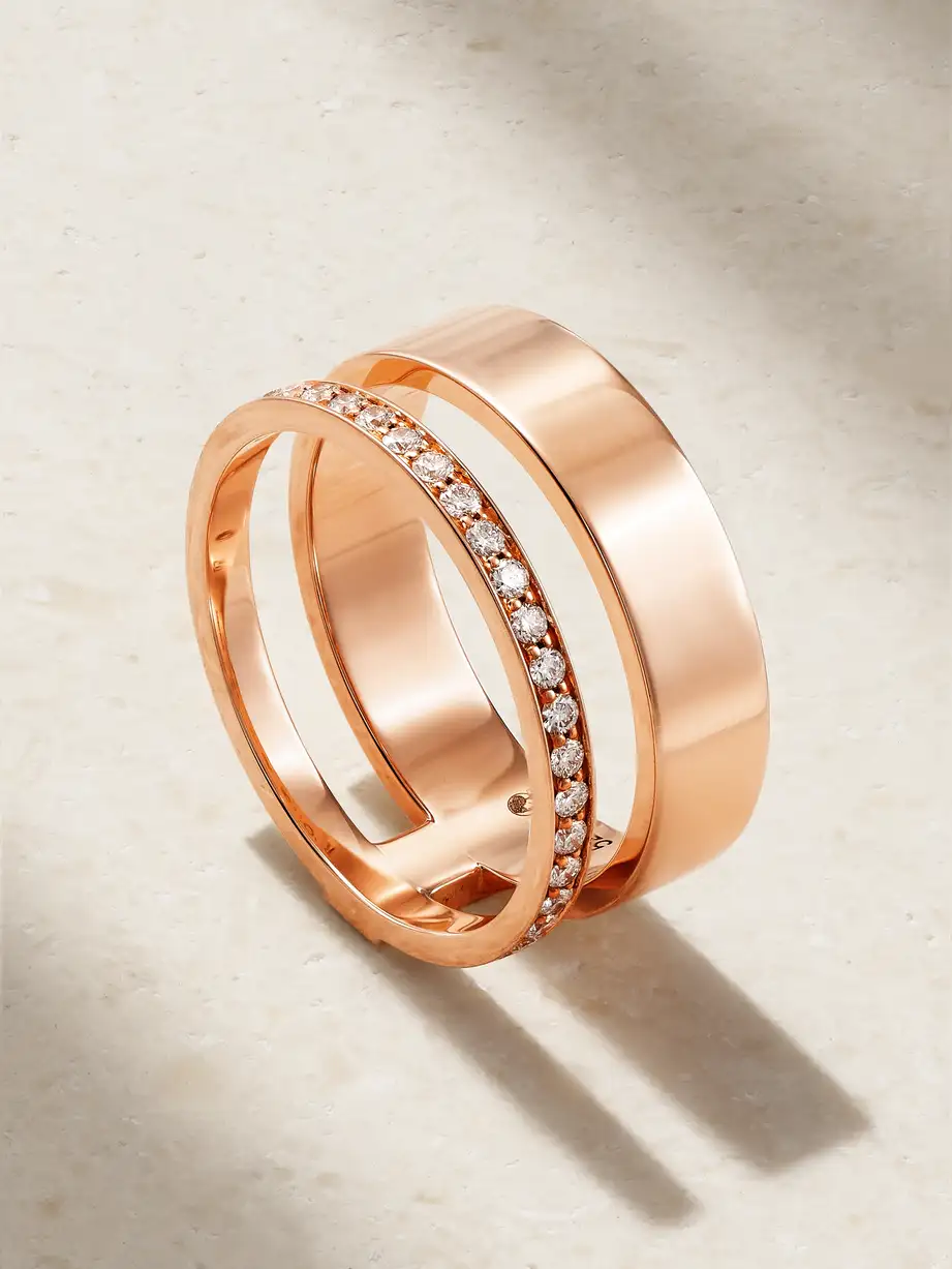 Repossi - Berbère Module 18-karat Rose Gold Diamond Ring - 51 Cover