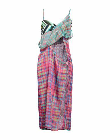 Dsquared2 Woman Midi dress Fuchsia Polyester, Viscose Cover