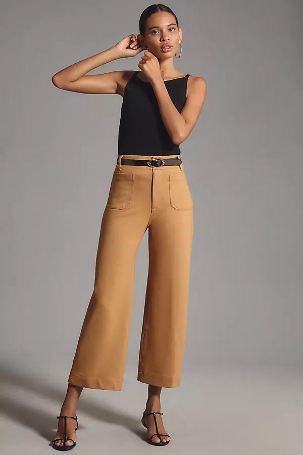 The Colette Cropped Wide-Leg Pants by Maeve: Ponte Edition Cover