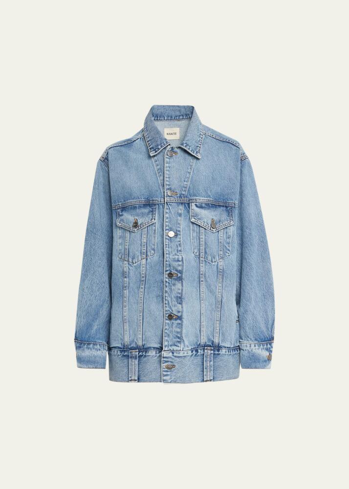 Khaite Grizzo Denim Jacket Cover