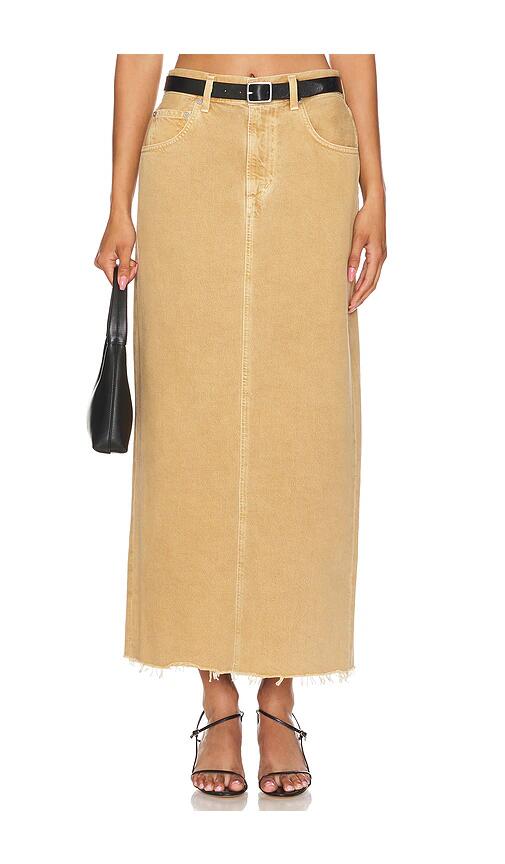 Citizens of Humanity Verona Column Skirt in Brown Cover